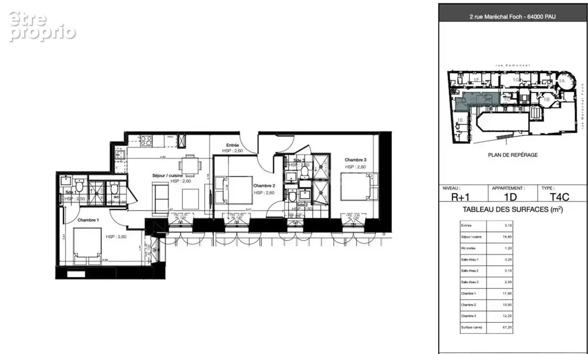 Appartement 4 pièces - photo 2