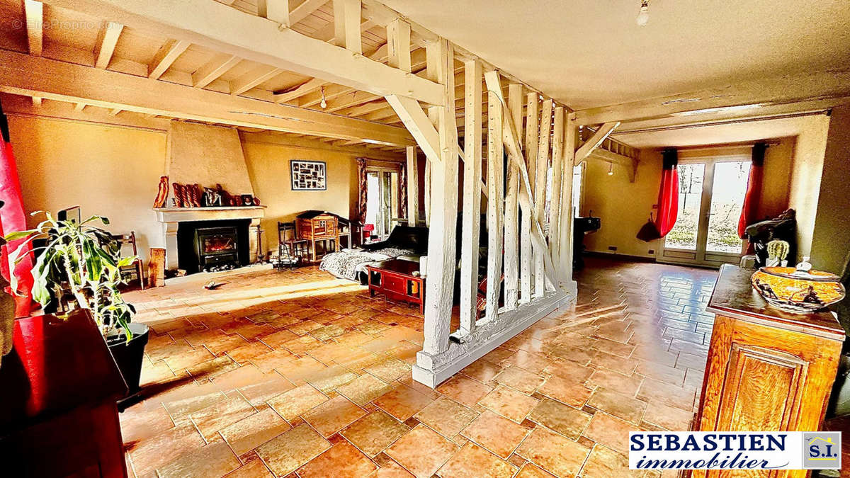 Entrée séjour double - Maison à LES BORDES-AUMONT