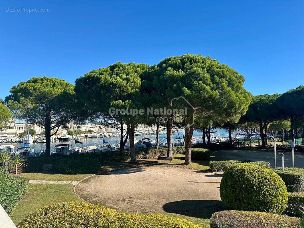 Port-Camargue Studio cabine vue port et jardin - photo 3