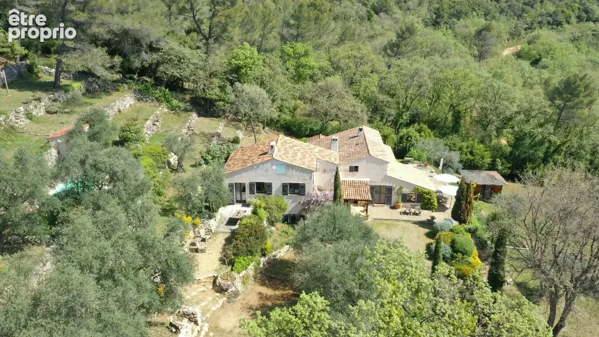 Villa Grasse 10 pièces 240 m² en 2 habitations sur oliveraie de 5147 m²  vue mer - photo 5