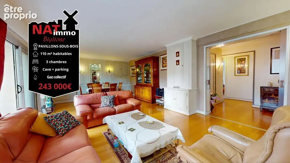 Appartement à LES PAVILLONS-SOUS-BOIS