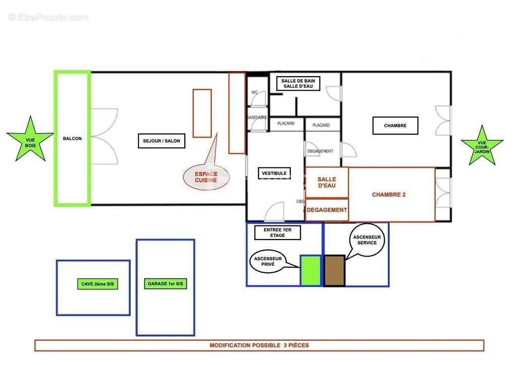 Appartement à NEUILLY-SUR-SEINE