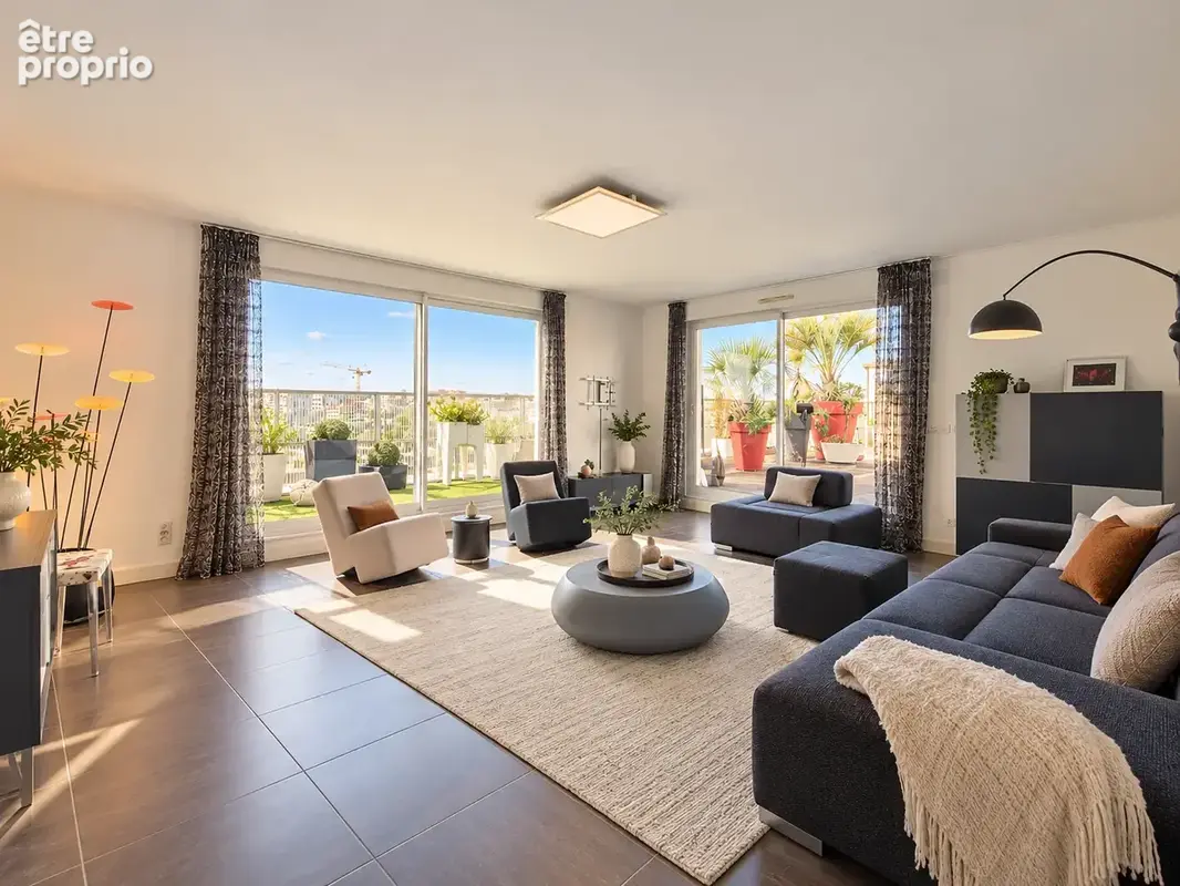 Appartement Duplex T4 'villa sur toit' à Port Marianne avec vue et terrasse exceptionnelles! - photo 4