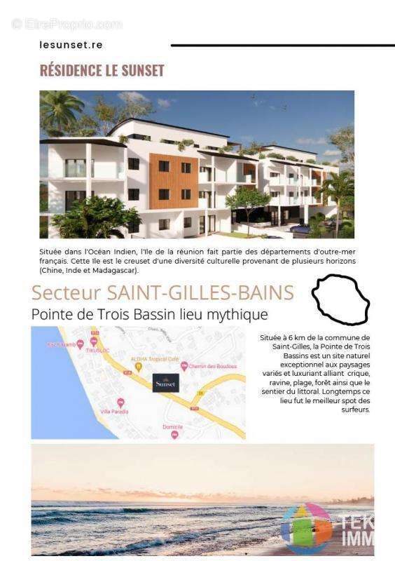 Appartement à LES TROIS-BASSINS