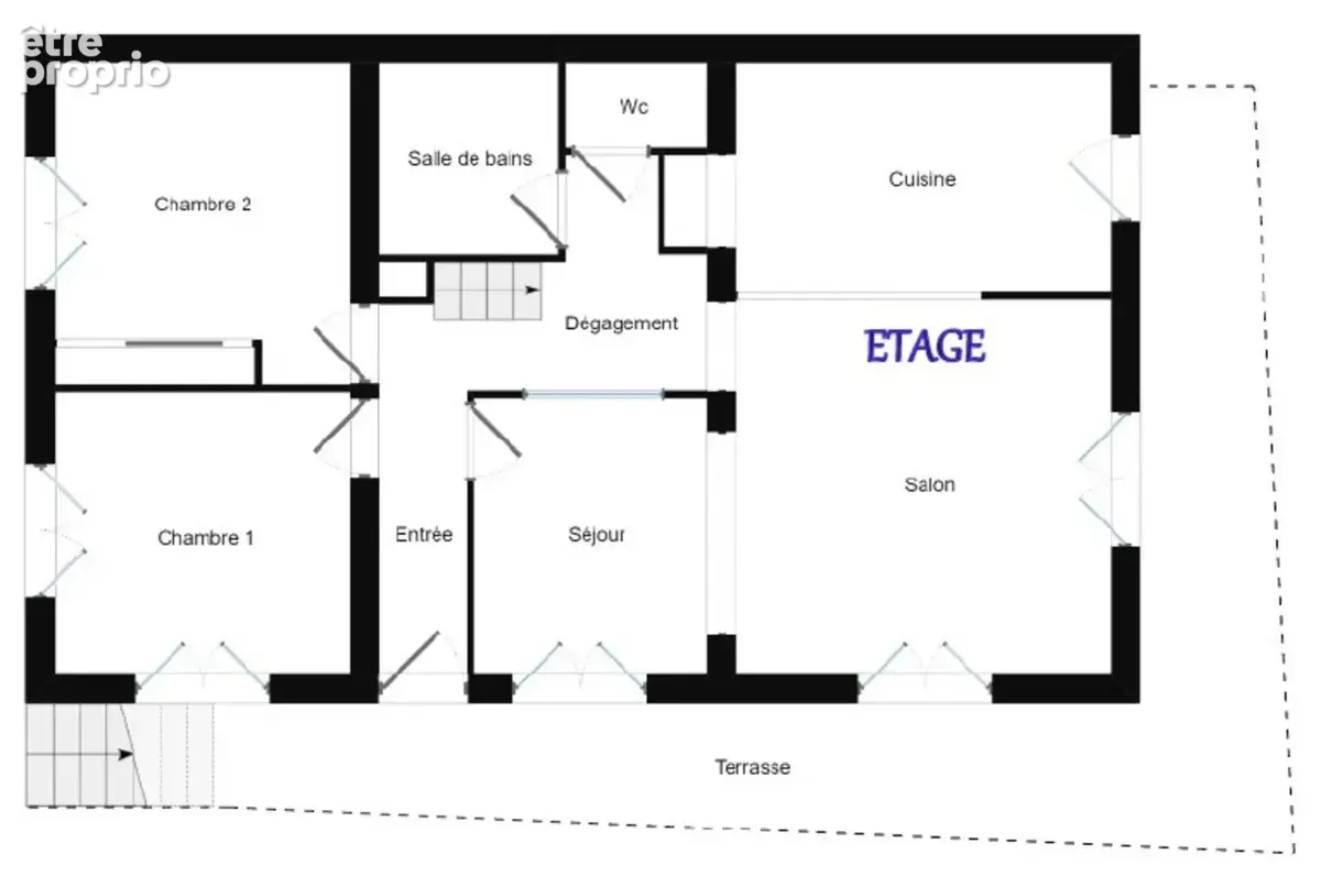 A vendre à CHINDRIEUX, maison individuelle avec fort potentiel d’évolution – Jusqu’à 140 m² habitables. Terrain et garage. Lac d - photo 18