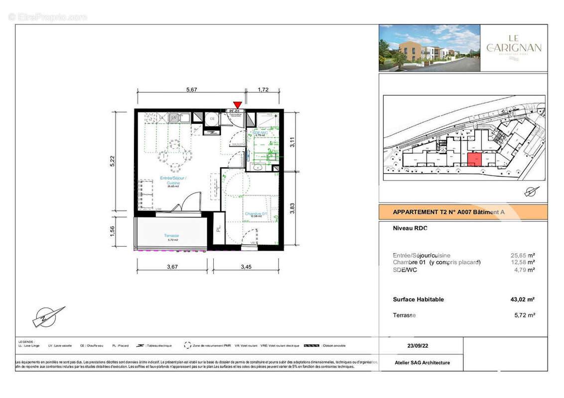 Appartement à BALARUC-LES-BAINS