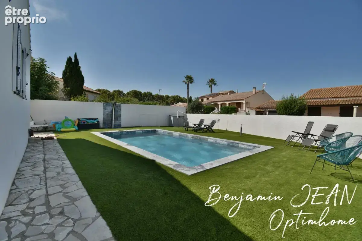 À vendre – Maison de plain-pied entièrement rénovée avec piscine – Sérignan (34) - photo 2
