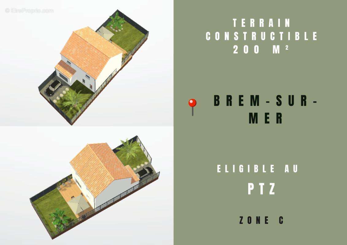 Terrain à BREM-SUR-MER