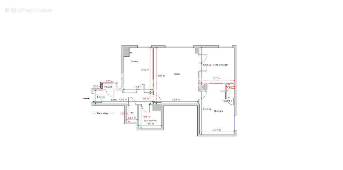 Appartement à PARIS-15E