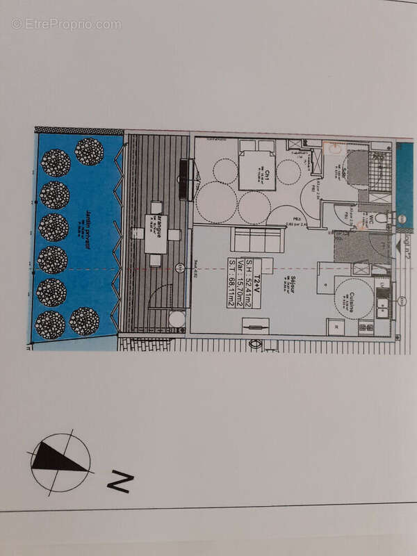 Hyper Centre ST DENIS - A livrer joli T2 avec jardin de 20 m² - photo 2