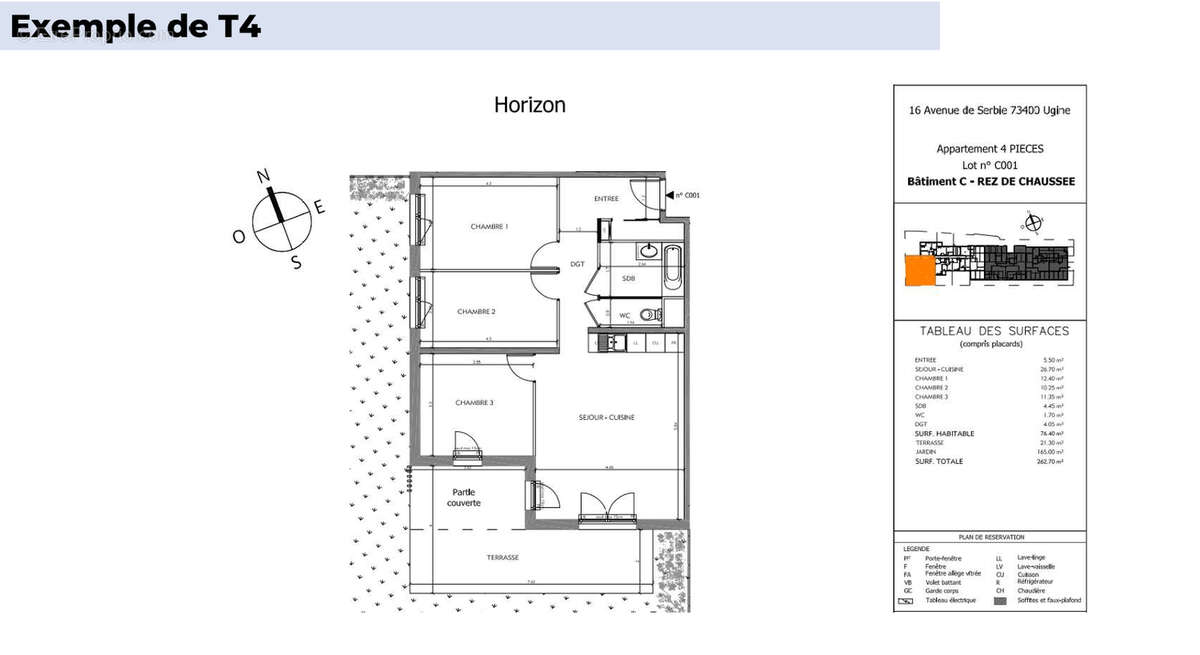 Appartement à UGINE