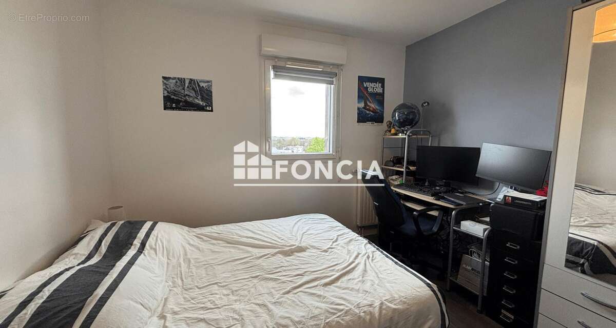 Type 3 en duplex avec stationnement - libre de toute occupation - Thorigné Fouillard - photo 4