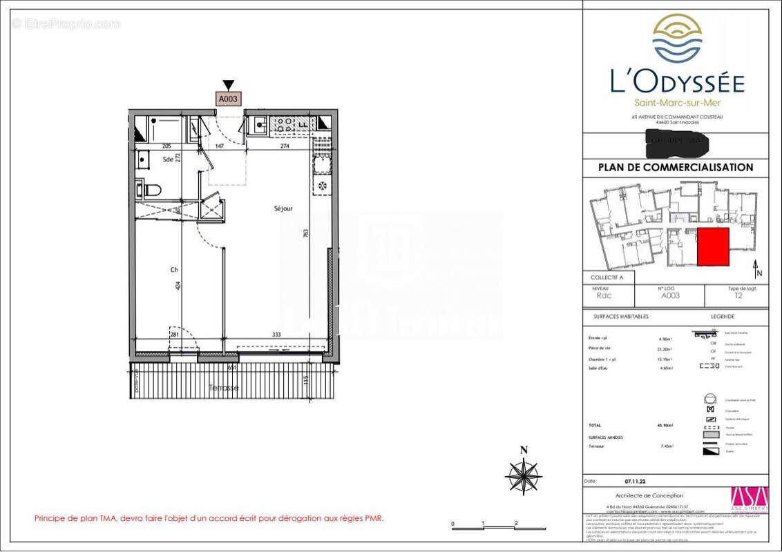 Appartement à SAINT-NAZAIRE