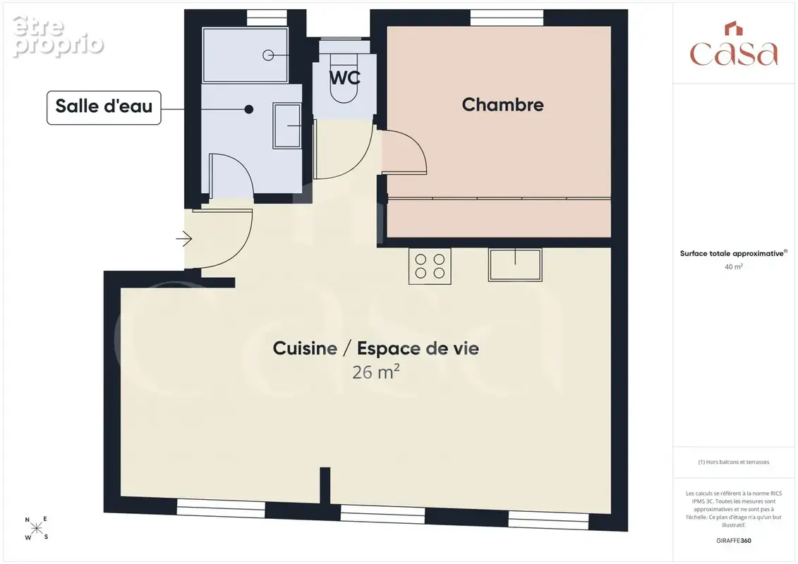 Appartement 2 pièces 40 m² à vendre à Caen (14000) - photo 9