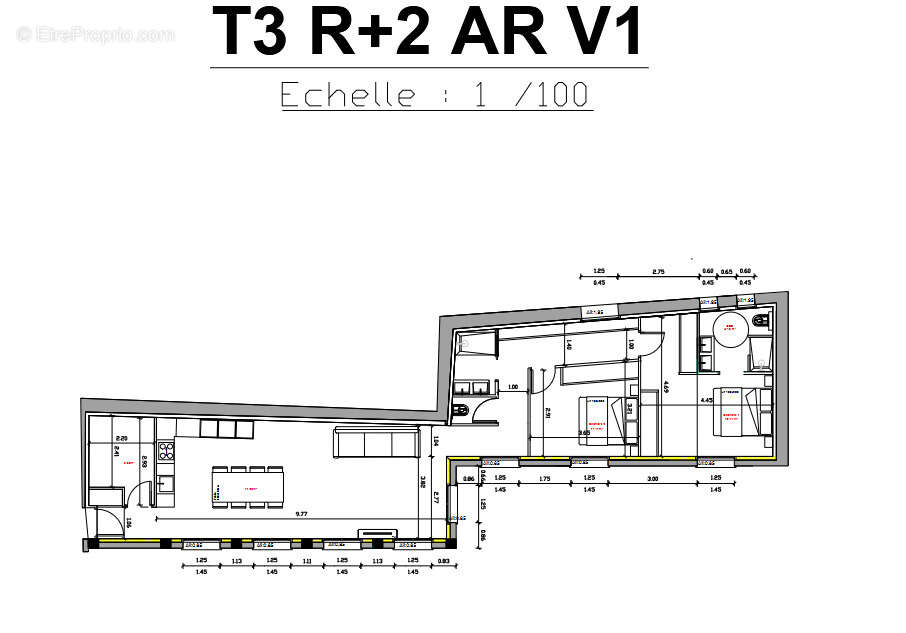 Appartement à BAGNERES-DE-BIGORRE