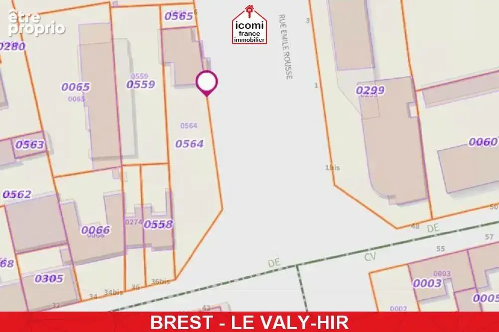 Finistere - brest (29200) - a vendre - 2 rue emile rousse - terrain constructible de 718m² avec maison existante a demolir - ide - photo 8