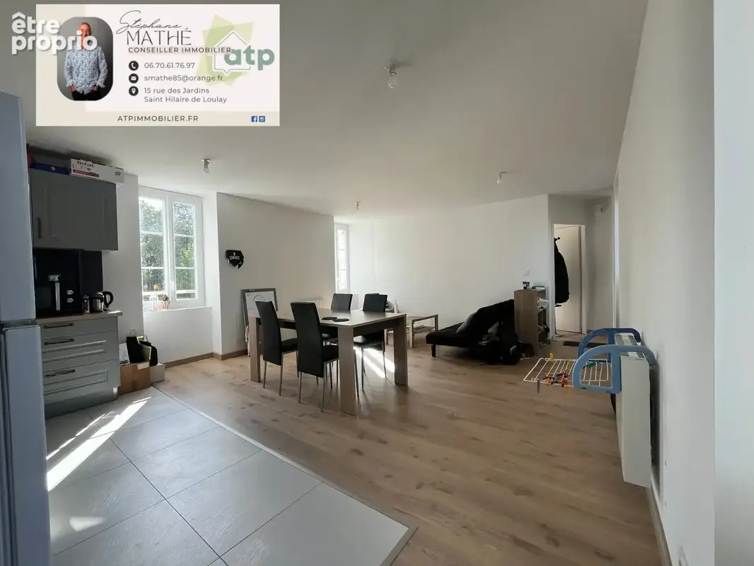 Appartement DUPLEX 3 CH / Centre Bellevigny - photo 2