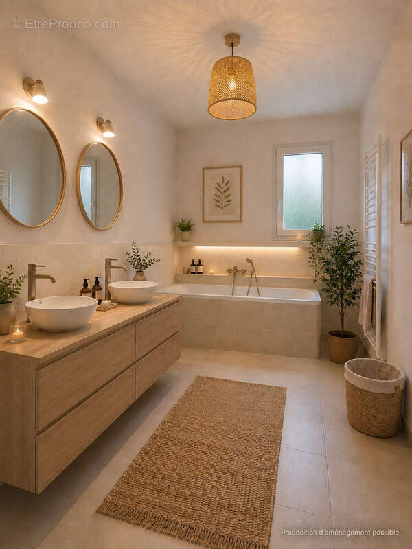 Salle de bain proposition d'aménagement