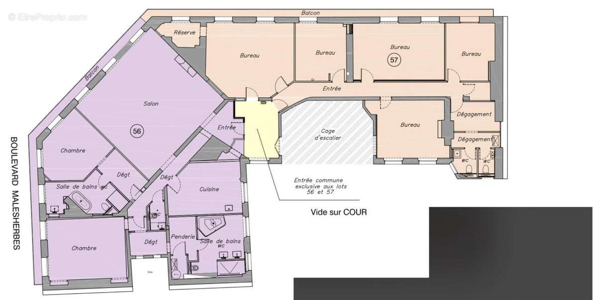 Appartement à PARIS-8E