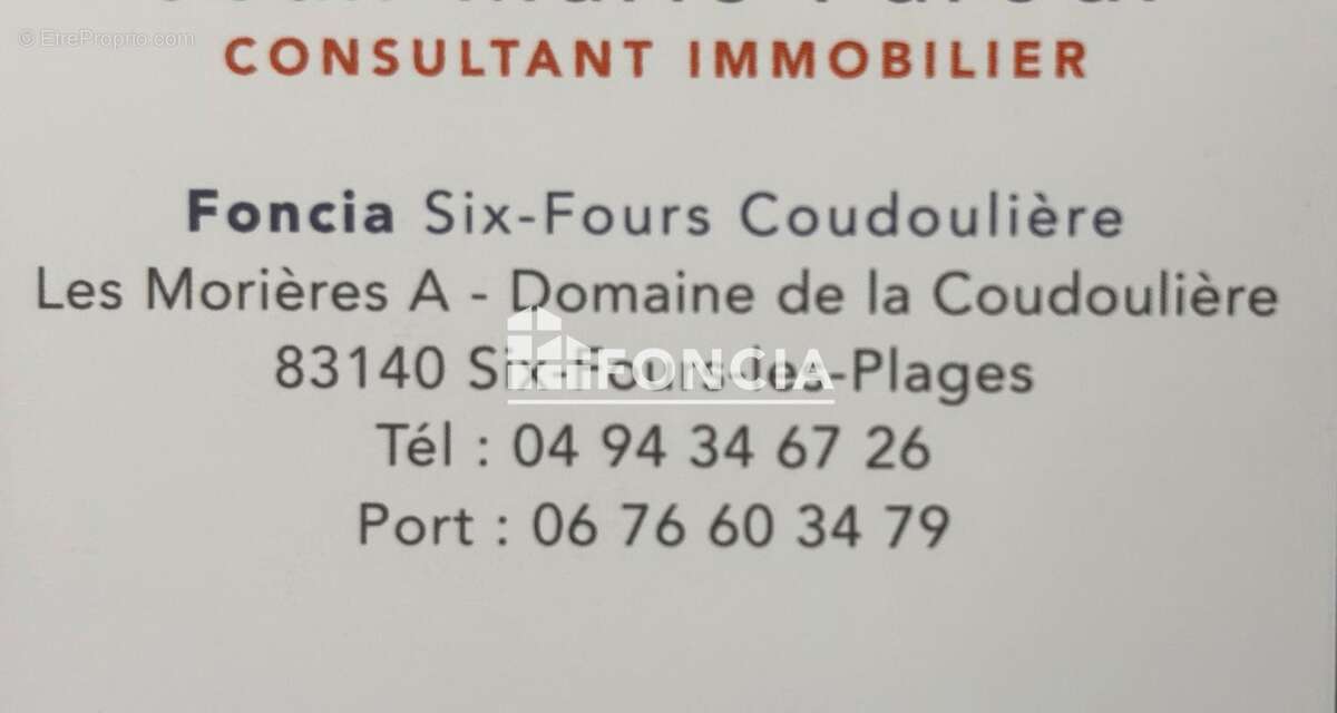 Appartement à SIX-FOURS-LES-PLAGES