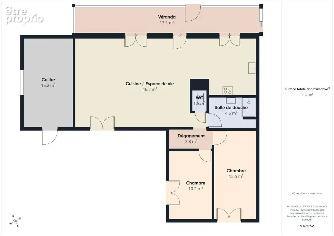Maison BERNAY 3 pièces 80 m² - photo 13