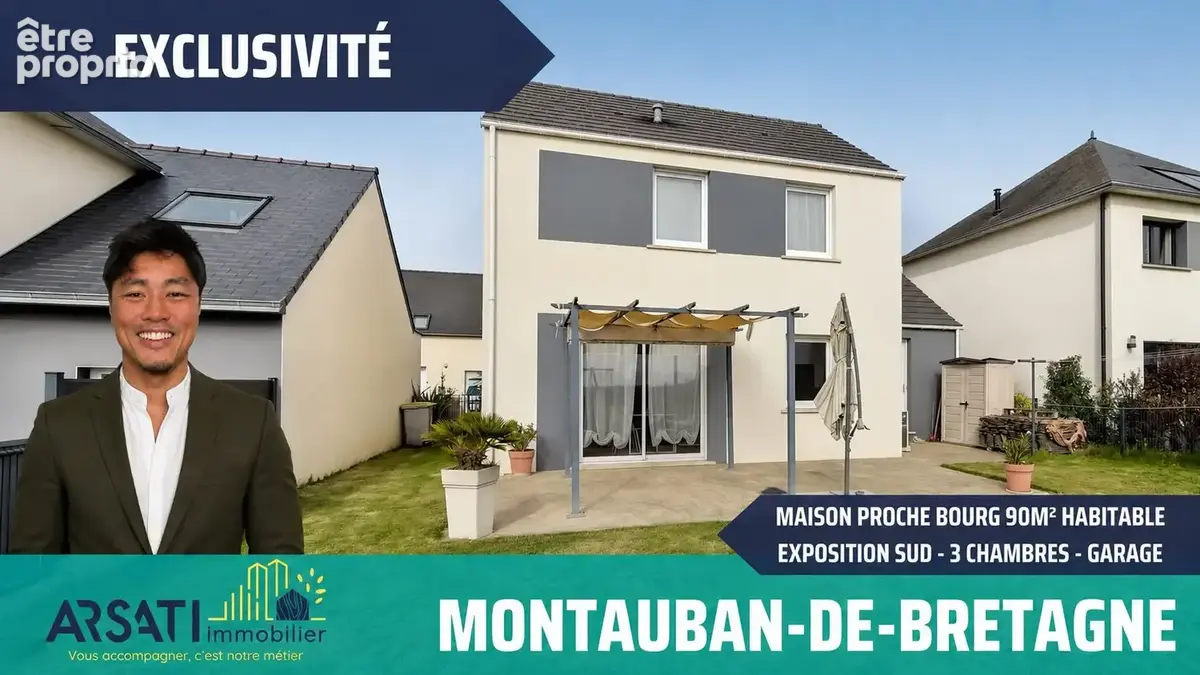 Maison à MONTAUBAN-DE-BRETAGNE