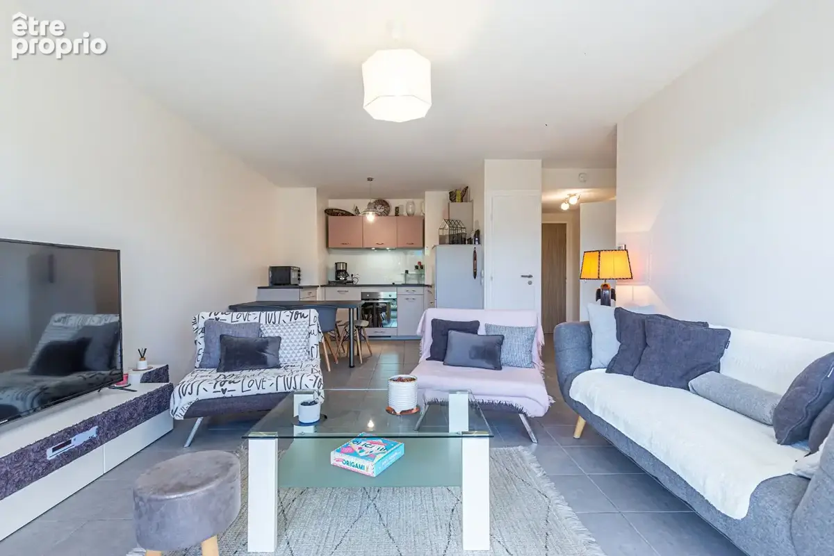 Agence immobiliere laforet - exclusivite - "calluna" - annecy / chavanod - appartement t2 de 47,87m² - cave - cellier - parking  - photo 4