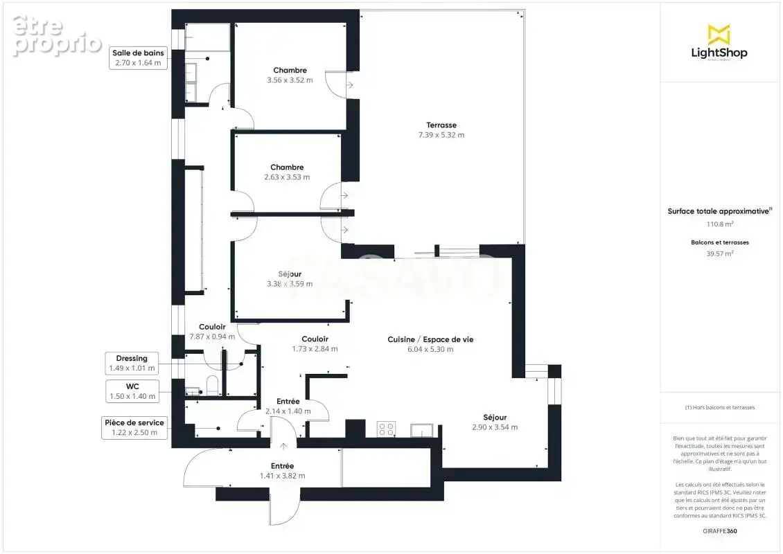 Vente Appartement 4 pièces de 105m² - 69140 Rillieux-la-Pape - photo 8
