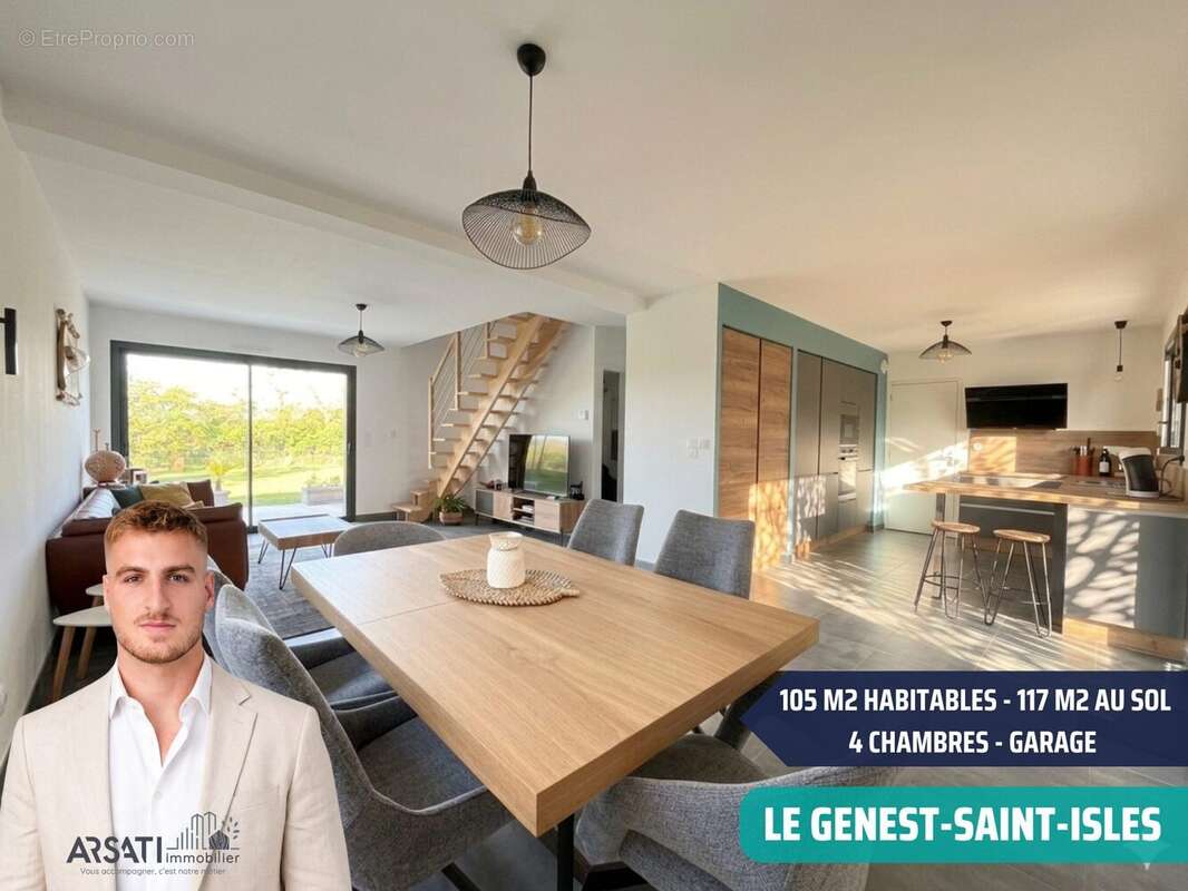 Maison à LE GENEST-SAINT-ISLE