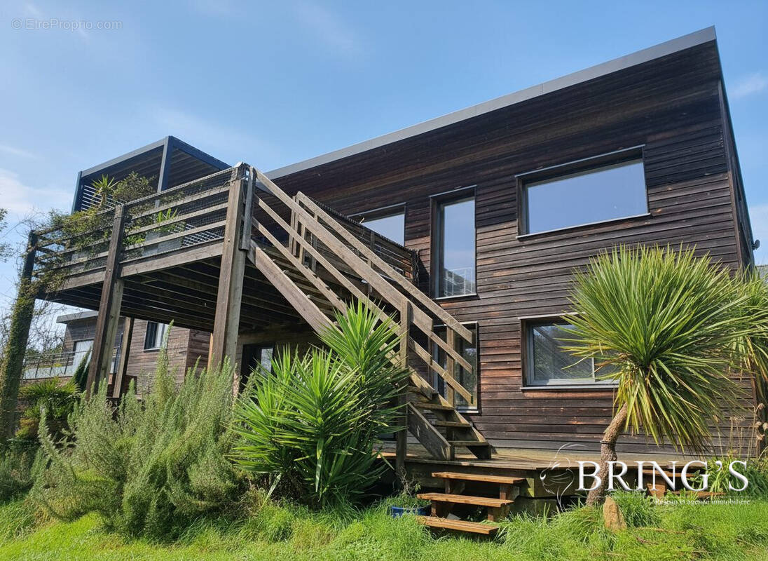 façade sud - Maison à CROZON