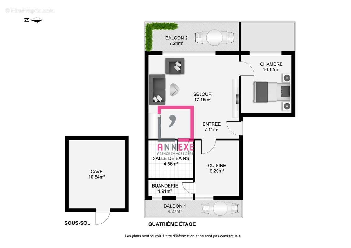 Appartement à FONTAINES-SUR-SAONE