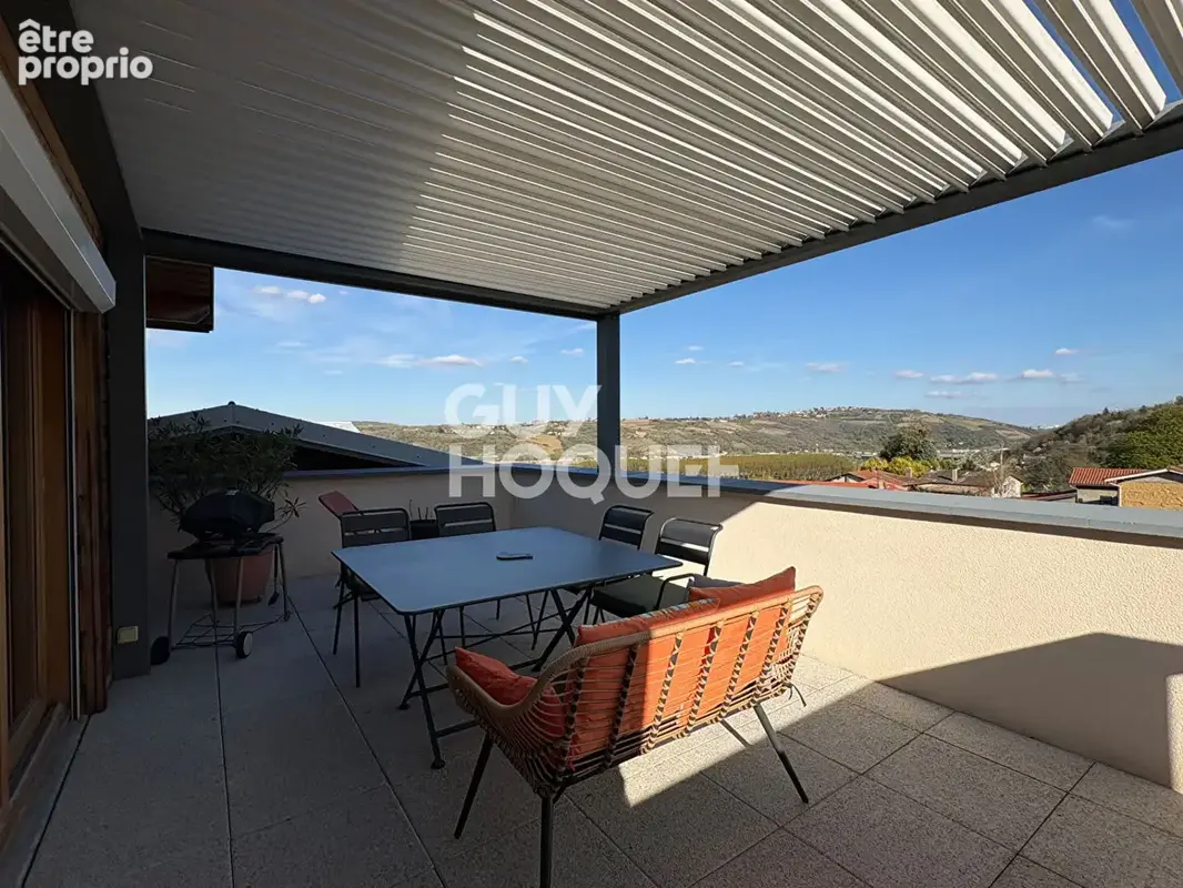 Appartement T4 climatisé de 95m² dernier étage avec terrasse et garage double - Loire-sur-Rhône Clos de Beauregard - photo 12