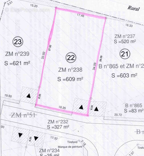 Terrain à SAINT-AUBIN-DES-BOIS