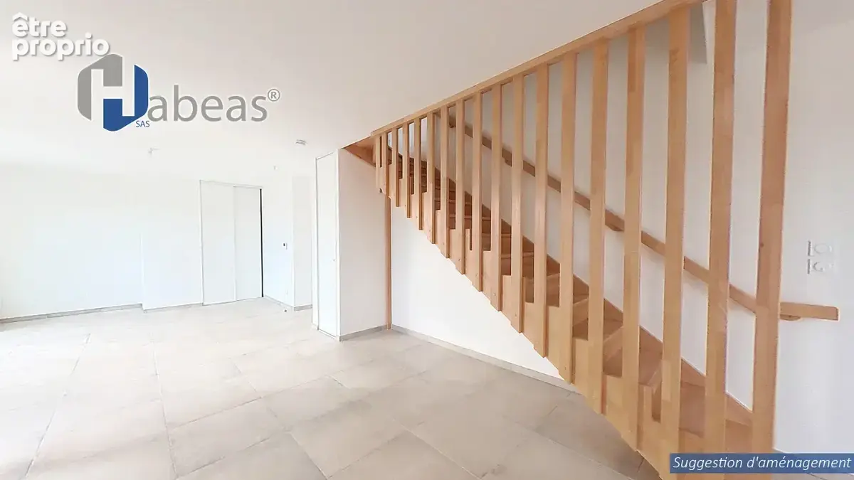 T3 Duplex de 73,14m² avec balcon de 11,60m² - photo 4