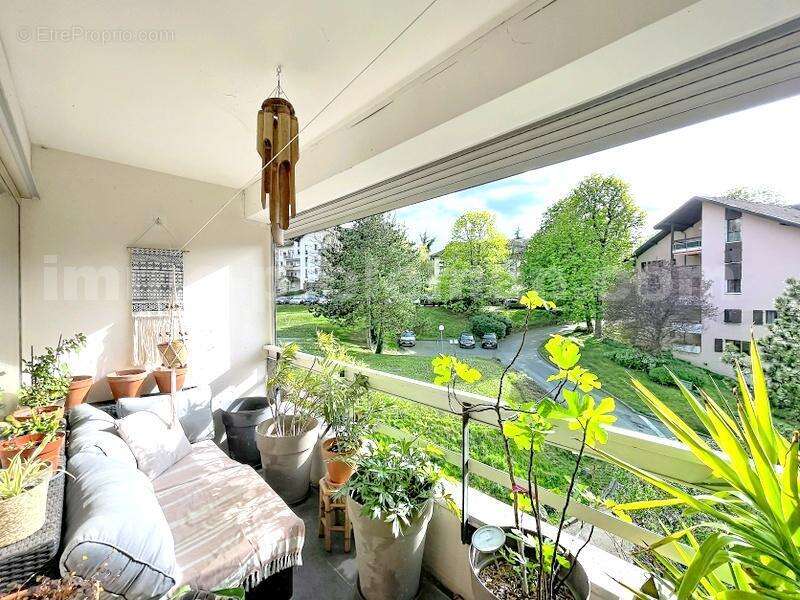 APPARTEMENT_T4_TRANSFORMEE_EN_T3_IMMO_PROLEMAN_COLLONGES_SOUS_SALEVE_BELLES_PRESTATIONS_RENOVEE_BEAUX_VOLUMES_PIED_DE_LA_DOUANE_Veyrier_geneve_TRAM_CEVA_frontiere_Suisse_rangement_pièce_de_vie_séjour_cuisine - Appartement à COLLONGES-SOUS-SALEVE