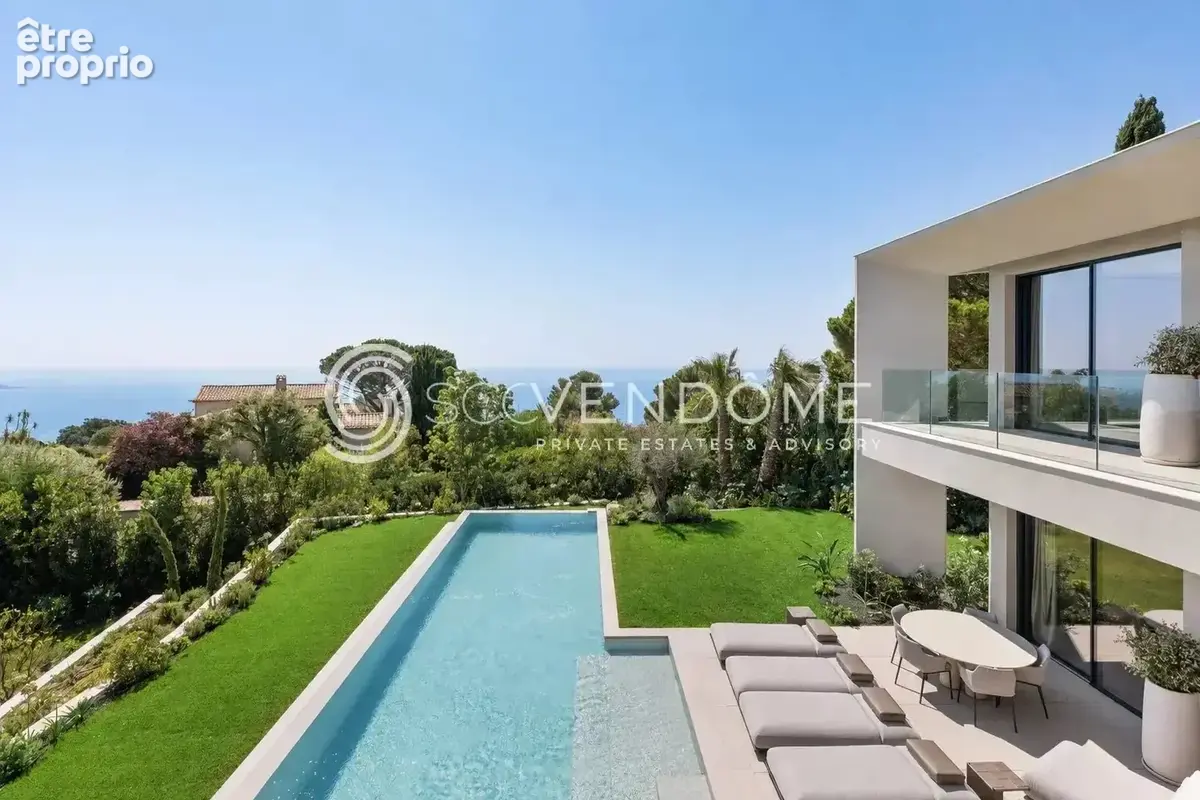 Super cannes  propriéte neuve d'exception  vue mer panoramique a vendre - photo 2