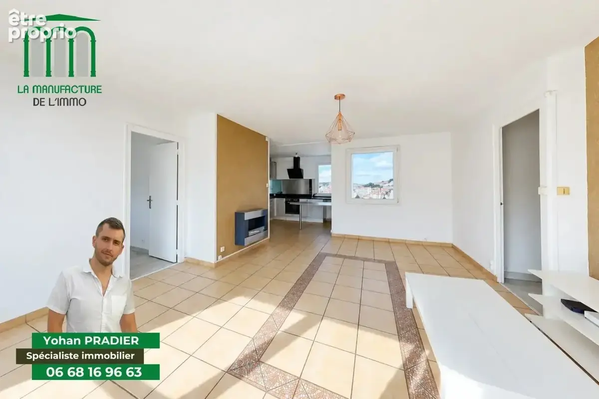 Appartement T4 - 3 Chambres - Dernier étage - Balcon - Garage/ Prox. Bellevue-La Rivière - photo 2