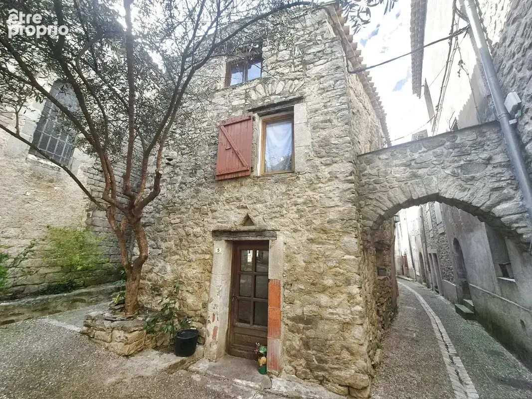 Maison de village en pierre   42 m2   2 chambres   Aigne (34210)   Charme authentique - photo 1