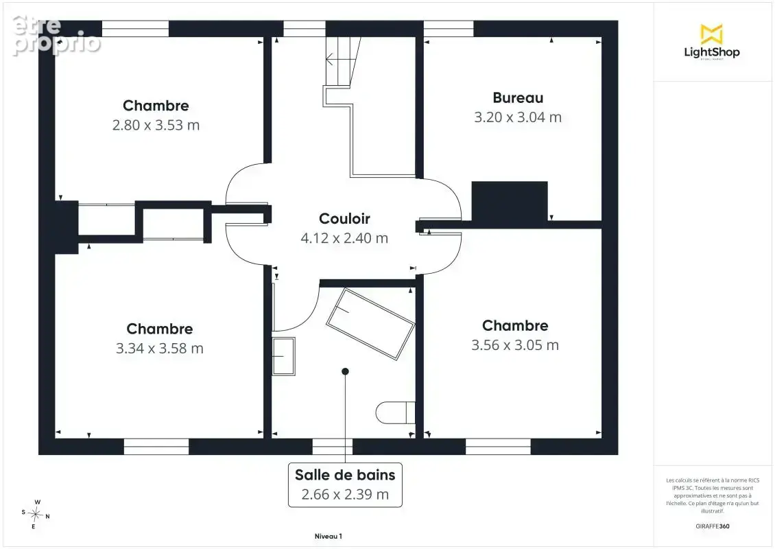 Belle maison de 153 m2 avec 4 chambres, jardin et garage - Au calme - Secteur privilégié du Vieux Gachet à Nantes - photo 17