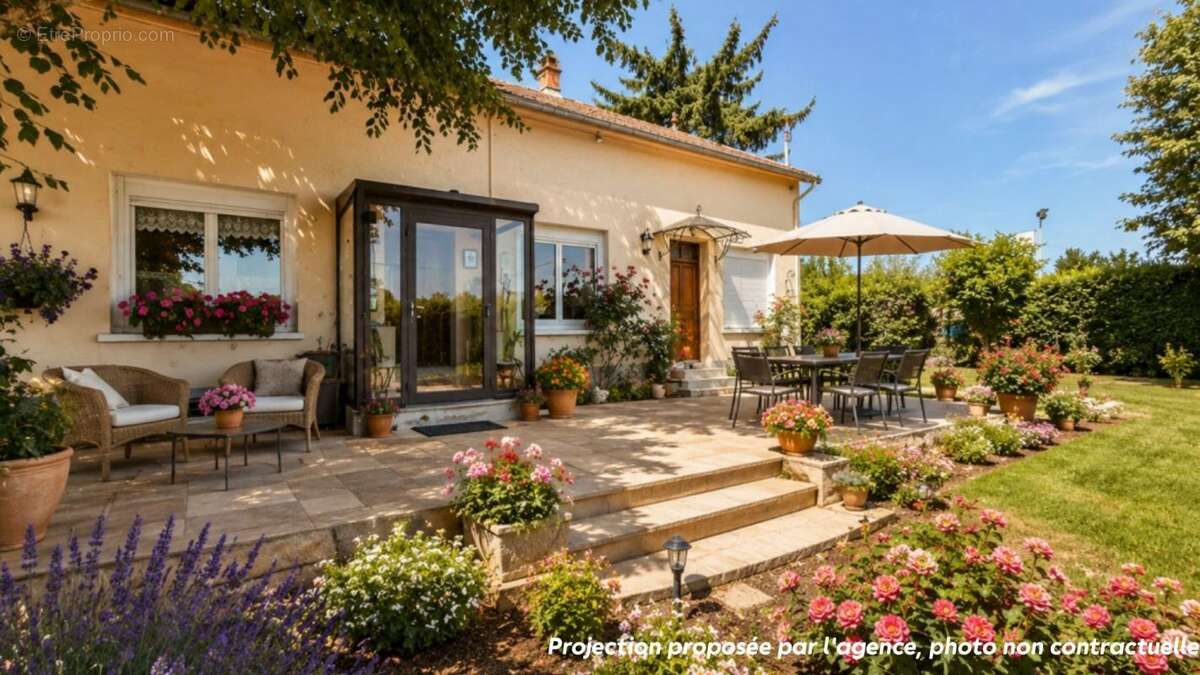 Maison 135m² Genlis, 3 chambres 880m² terrain - photo 3