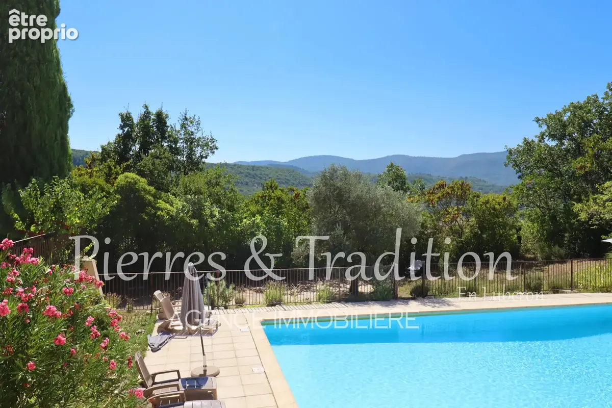 Luberon, Viens, joli appartement avec vue dégagée et piscine - photo 12