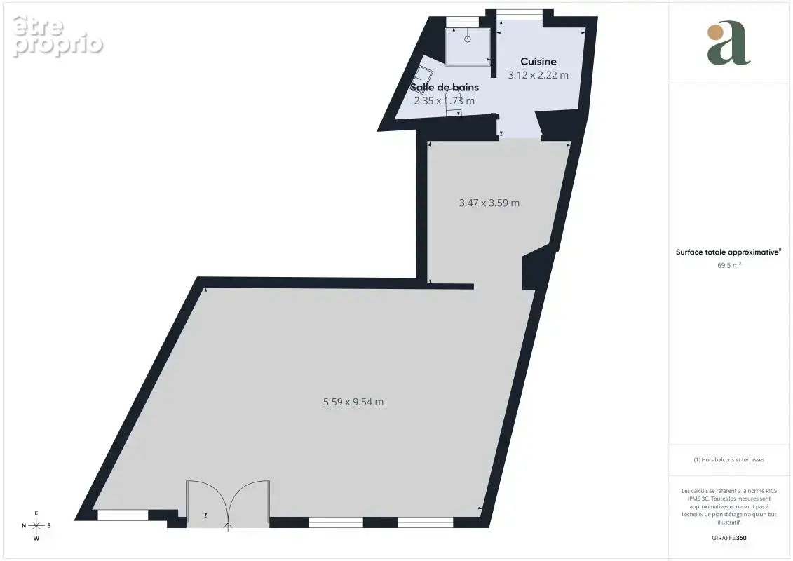 Local commercial stratégique de 79 m² à fort potentiel en vente à Nice, République (06300) - photo 2