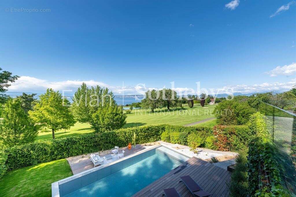 Golf evian villa contemporaine vue lac panoramique - photo 18
