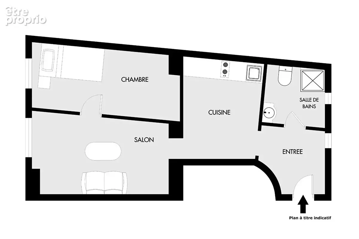 Paris 19 : Appartement 2 pièces en rez-de-chaussée - photo 8