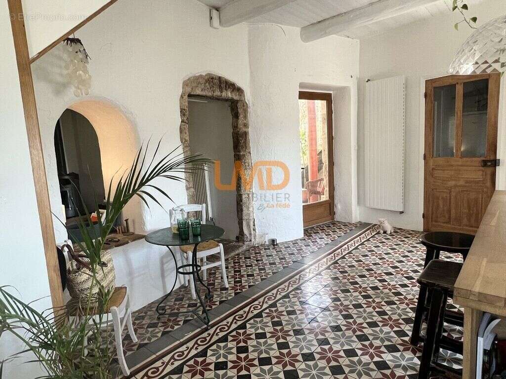 Ardèche SUD: Charmante maison de village en pierre avec terrasse - photo 6