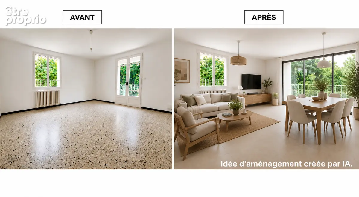 Maison  de plain pied à vendre SAINT DIDIER -PERNES LES FONTAINES de 130m² sur 1958 m² de terrain arboré. - photo 4