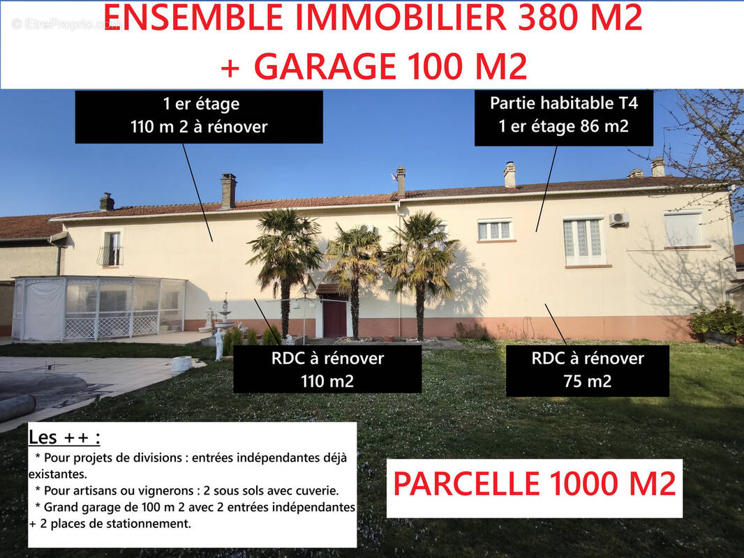 Maison à BEAUMONT-SUR-VESLE