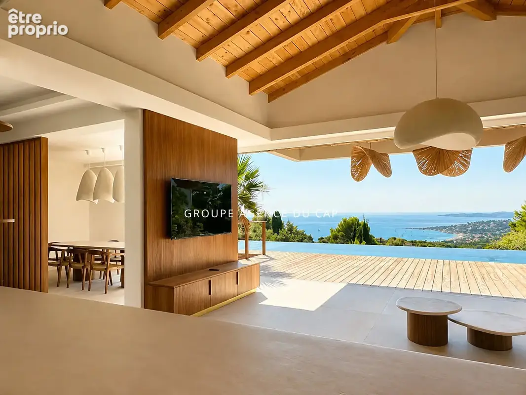 Villa contemporaine neuve, 5 chambres suites, garage 75m², parking, vue mer panoramique st tropez, sainte-maxime - photo 4