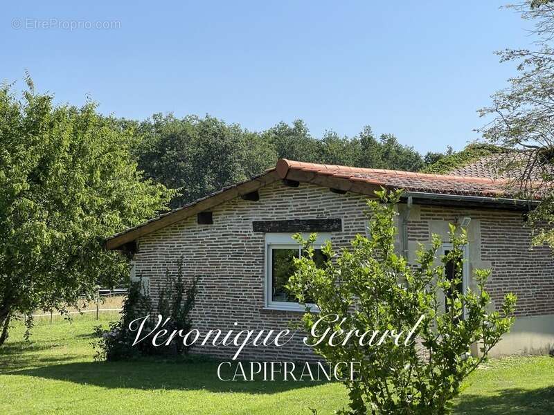 Belle Girondine avec Gîte et boxes pour chevaux à SAINT CHRISTOPHE DE DOUBLE sur 12000M² de terrain - photo 7