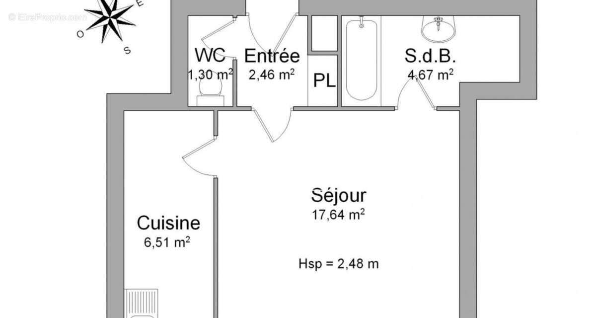 Appartement à PARIS-18E